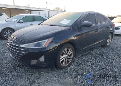 2019 Hyundai Elantra Sel z USA, uszkodzony, nr VIN KMHD84LF4KU770565